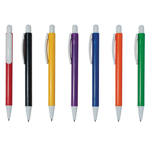 Baskılı promosyon plastik kalem modelleri renk seçenekleri ile...